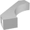 Ekena Millwork 3 1/2-in. W x 16-in. D x 20-in. H Westlake Architectural Grade PVC Knee Brace BRCP035X16X20WTL - alternate 4